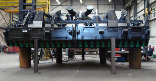 Manufacture of a drag head for a hopper dredger